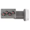AXING SCO411 LNB quad (SCO00411) - LNB universale a 4 uscite per ricezione satellitare