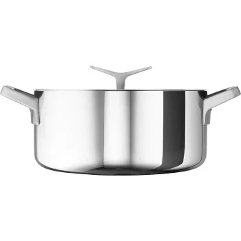 Pentola con coperchio Electrolux E9KLSA11, 3 L, rotonda, cromo