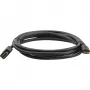 Kramer C-HM/HM/A-C-6 cavo HDMI High-Speed con Ethernet, connettore Mini HDMI Type-C maschio su connettore HDMI Type-A maschio, 1,8 m, nero 97-01115006