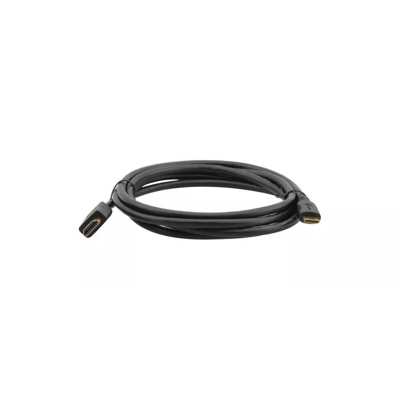 Kramer C-HM/HM/A-C-6 cavo HDMI High-Speed con Ethernet, connettore Mini HDMI Type-C maschio su connettore HDMI Type-A maschio, 1,8 m, nero 97-01115006