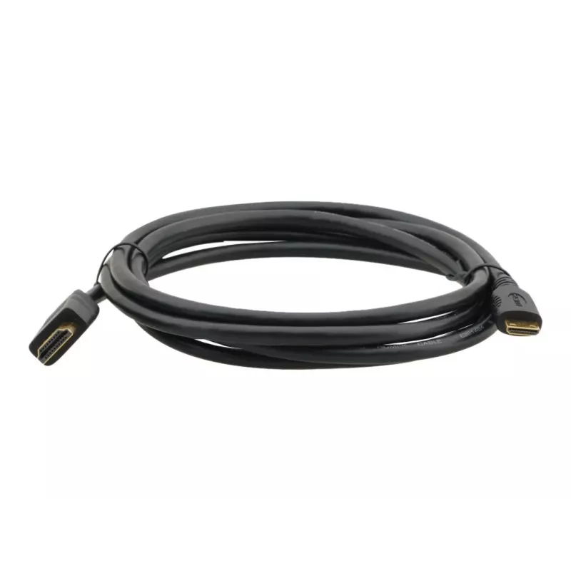 Kramer C-HM/HM/A-C-6 cavo HDMI High-Speed con Ethernet, connettore Mini HDMI Type-C maschio su connettore HDMI Type-A maschio, 1,8 m, nero 97-01115006