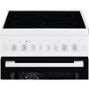 Electrolux Serie 300 cucina elettrica freestanding con forno elettrico, bianco, 50 cm