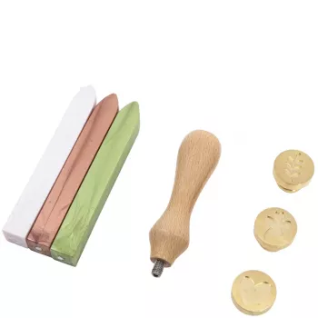 Artoz set ceralacca rosa chiaro verde chiaro rame (137605-21)
