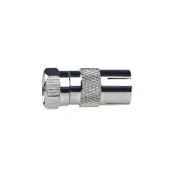 AXING CFA100 adattatore da connettore femmina IEC a connettore maschio F 75 Ohm CFA00100