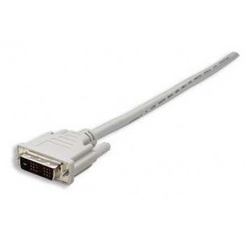 Digitus cavo DVI-D Single Link, connettore maschio DVI-D 18+1 pin a connettore maschio DVI-D 18+1 pin, 2 m, nero, avvitabile AK-320107-020-S