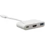 Kramer ADC-U31C/M2 adattatore multiporta USB-C – 4K HDMI, USB-A, USB-C PD, 17 cm, bianco 99-97210004