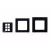 Kramer Electronics RC-206/RC-306 set pannello EU 80/86 (B) – set cornice e pannello frontale nero per versione EU del RC-206/RC-306 30-00020599