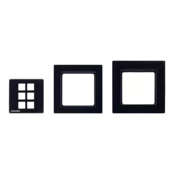 Kramer Electronics RC-206/RC-306 set pannello EU 80/86 (B) – set cornice e pannello frontale nero per versione EU del RC-206/RC-306 30-00020599