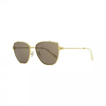 Tory Burch occhiali da sole donna TY6105 montatura rettangolare, Dark Havanna, lenti Brown Gradient, 55mm TY6105-32787N