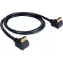 Kramer C-HM/RA2-3 cavo HDMI High-Speed con Ethernet, angolare ad angolare, 0,9 m, grigio, supporto 4K 97-0144003