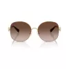 Tory Burch TY6112-334613 occhiali da sole donna farfalla dark havana marrone sfumato 56/16/140 mm
