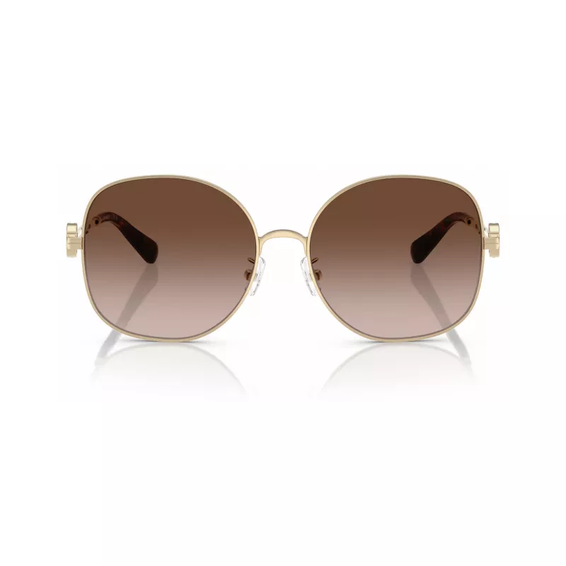 Tory Burch TY6112-334613 occhiali da sole donna farfalla dark havana marrone sfumato 56/16/140 mm