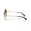 Tory Burch TY6112-334613 occhiali da sole donna farfalla dark havana marrone sfumato 56/16/140 mm