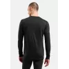 Odlo Merino 200 BL Top Crew Neck LS maglia intima tecnica - nero - XXL
