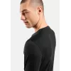 Odlo Merino 200 BL Top Crew Neck LS maglia intima tecnica - nero - XXL