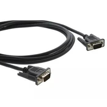 Kramer C-MGM/MGM-6 cavo VGA, connettore maschio HD-15 a connettore maschio HD-15, 1,8 m, stampato, nero 92-7201006