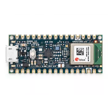 Scheda Arduino Nano 33 BLE Rev2 ABX00071 con nRF52840 Cortex-M4 e BLE 5.0
