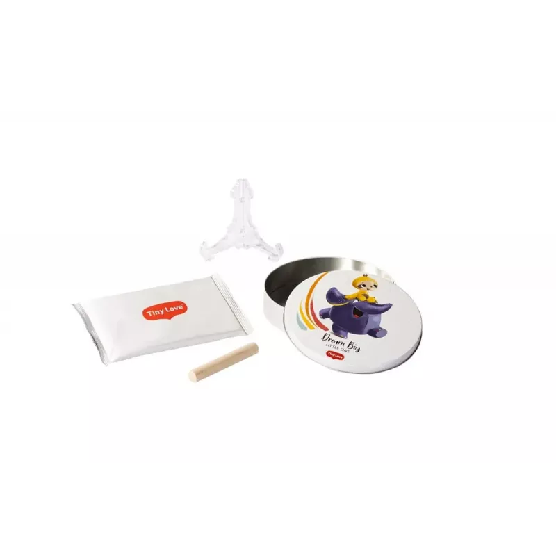 Set ricordo impronte mani e piedi Tiny Love Magic Box rotondo per neonati