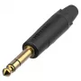 Neutrik NP3XX-AU-0 connettore jack TRS 1/4 inch con contatti dorati