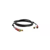 Cavo audio coassiale Kramer C-2RAM/2RAM-1 connettore RCA a connettore RCA 0,3 m nero 95-0202001