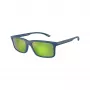 Occhiali da sole uomo Armani Exchange AX4157SU83768 nero opaco grigio scuro 57/19/145 mm