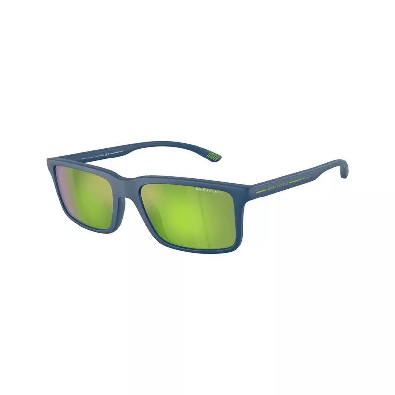 Occhiali da sole uomo Armani Exchange AX4157SU83768 nero opaco grigio scuro 57/19/145 mm