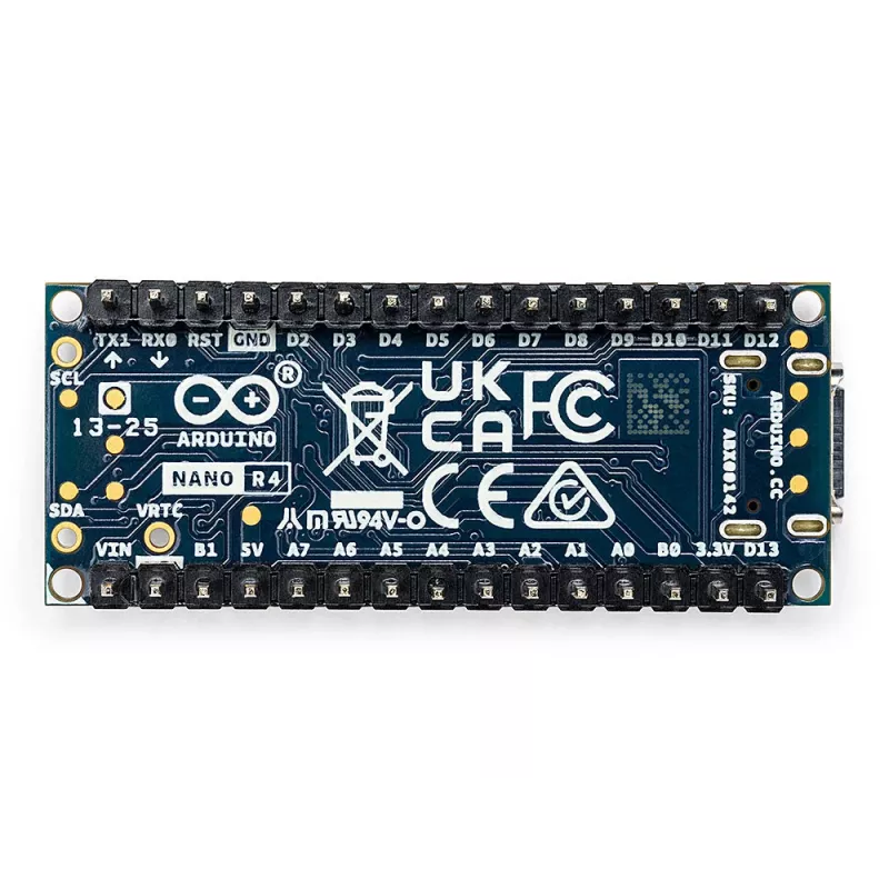 Arduino Nano R4 H - R4 RA4M1 con strip di pin (ABX00143)