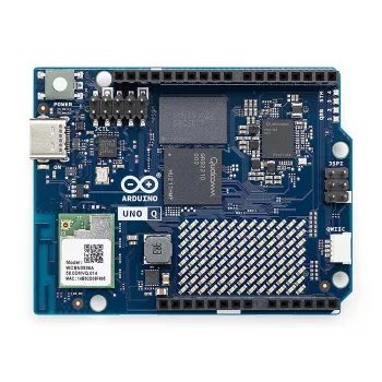 Scheda di sviluppo Arduino Uno Q ABX00162, 2 GB / 16 GB eMMC, 4 x 2,0 GHz