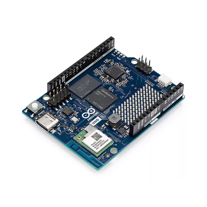 Arduino Uno Q ABX00162 Scheda di sviluppo, 2 GB / 16 GB eMMC, 4 x 2,0 GHz