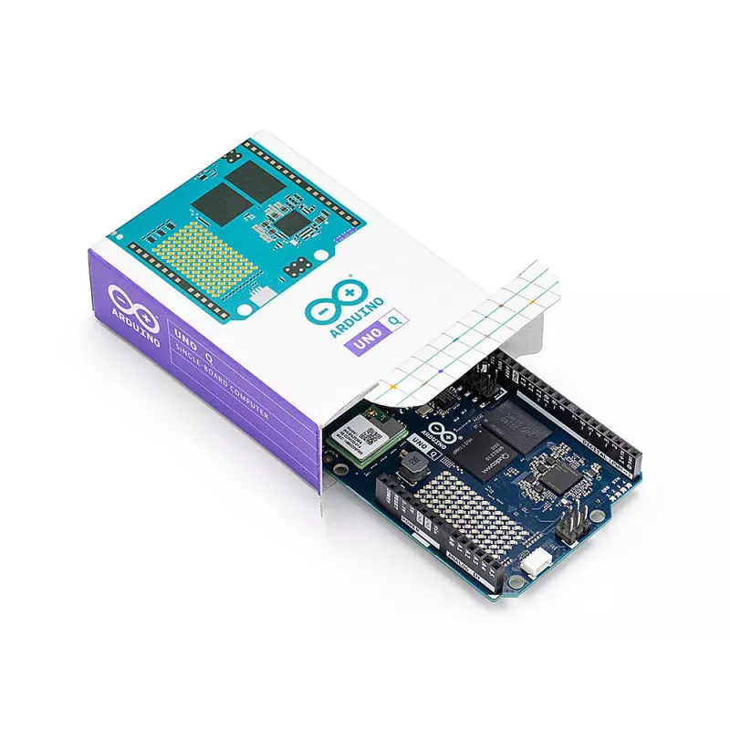 Arduino Uno Q ABX00162 Scheda di sviluppo, 2 GB / 16 GB eMMC, 4 x 2,0 GHz