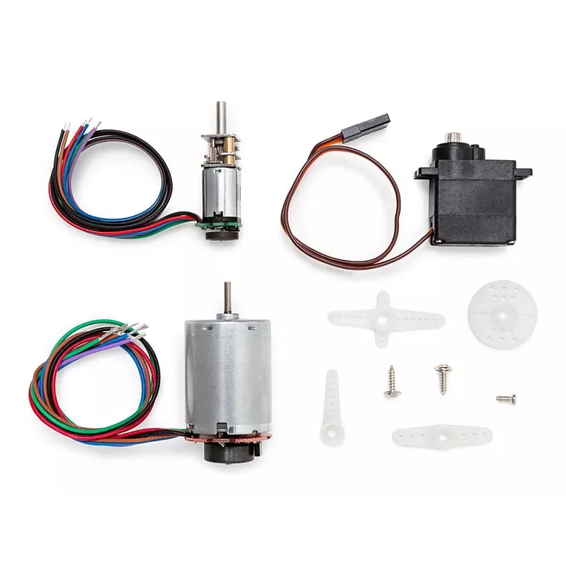Arduino AKX00033 motore per Engineering Kit R2 - motore DC a spazzole 12V, 6000 giri/min, albero D