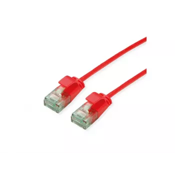 ROLINE RM cavo patch UTP Cat.6A Class EA Slim rosso 5m 21.45.3417