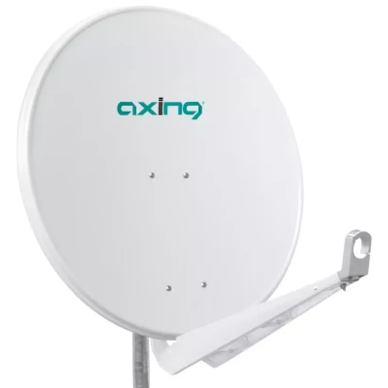 AXING SAA 85-01N antenna satellitare in alluminio 85 cm, grigio chiaro SAA08501N
