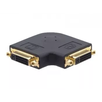 Kramer AD-DF/DF/RA-FLAT adattatore accoppiatore piatto ad angolo retto connettore femmina DVI-I su connettore femmina DVI-I 99-9595211