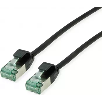 ROLINE RM cavo patch U/FTP Cat.6A Class EA Slim nero 0,15m 21.45.3350