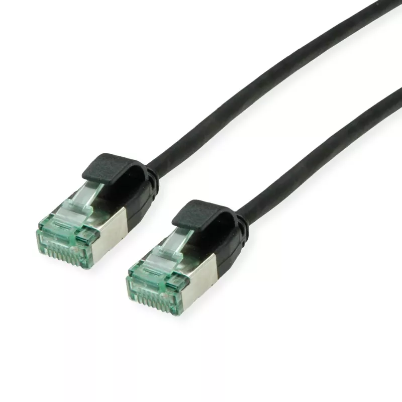 ROLINE RM cavo patch U/FTP Cat.6A Class EA Slim nero 0,15m 21.45.3350