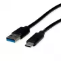 ROLINE RM cavo USB 3.2 Gen 2, USB A-C, ST/ST, nero, 2 m 11.45.9012