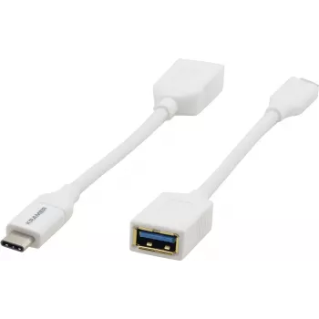 Kramer Electronics ADC-USB31/CAE cavo USB 3.2 Gen 1, USB-C a USB-A, bianco, 0,91 m 99-97210005