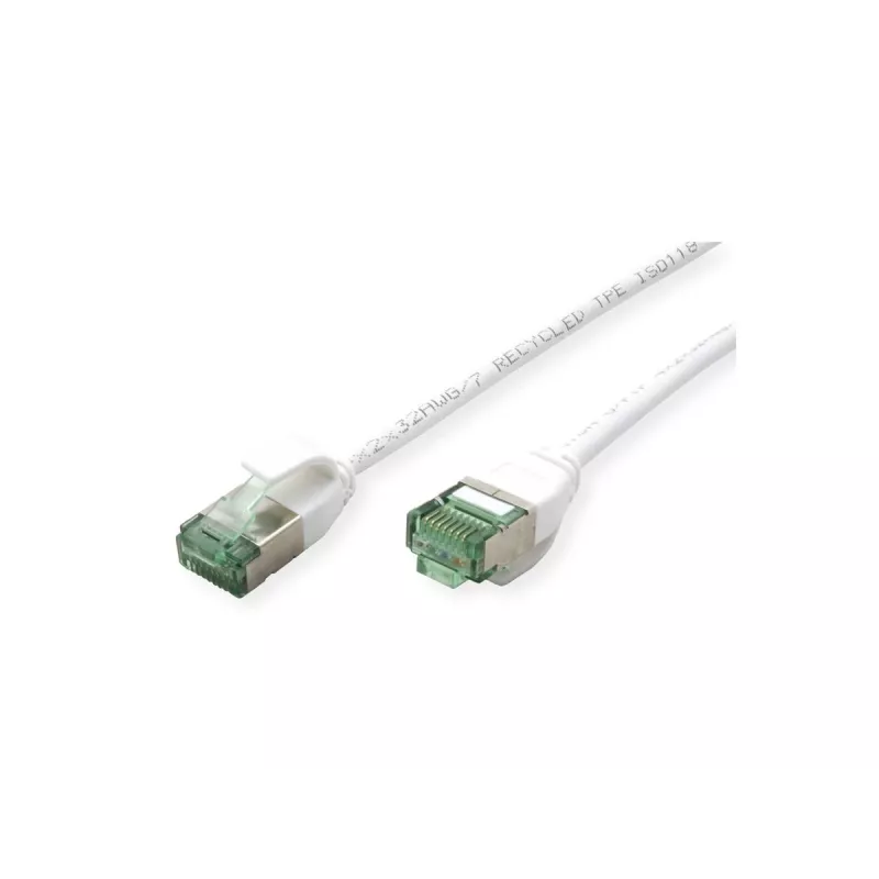 ROLINE RM U/FTP Cat.6A Class EA Slim cavo patch, bianco, 1,5 m 21.45.3364