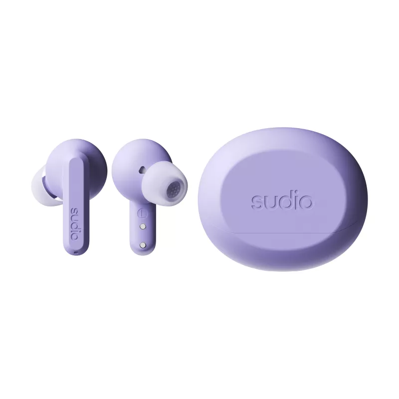 Sudio A3 Pro auricolari Bluetooth senza filo con ANC, modalità trasparenza, IPX4, viola A1PROPUR