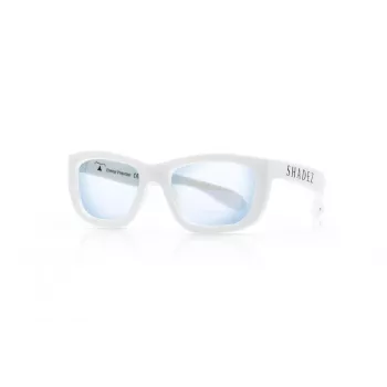 SHADEZ Blue Light White Teeny Occhiali per bambini con filtro luce blu, 7-16 anni