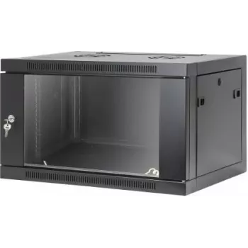 Intellinet Armadio di rete a parete 19 pollici, montaggio senza attrezzi, 6U, profondità 450 mm, nero RAL 9005 (716826)
