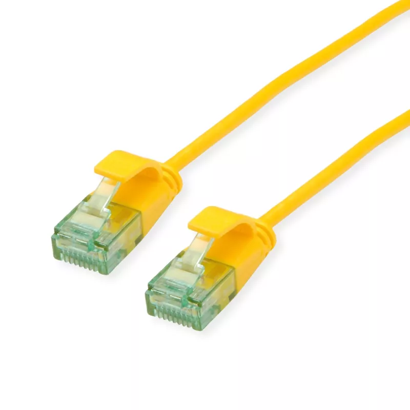 ROLINE RM Cavo patch UTP Cat.6A/Class EA SLIM giallo 5m 21.45.3427