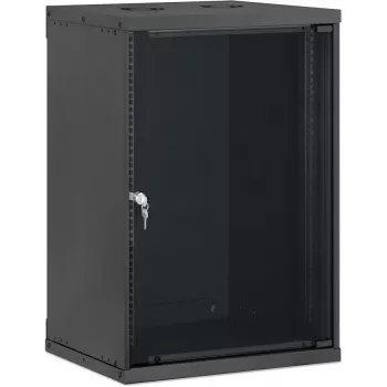 Intellinet Armadio a parete 19 pollici, Basic Line, 15U, profondità 400 mm, nero RAL 9005 716710
