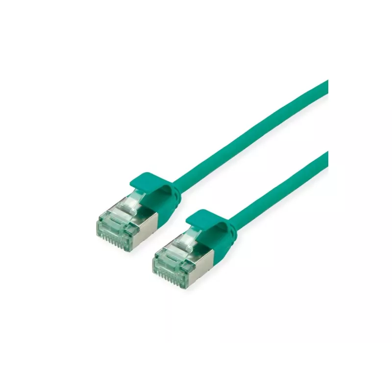 ROLINE RM U/FTP Patchkabel Cat.6A Class EA Slim Verde 0,3m 21.45.3331