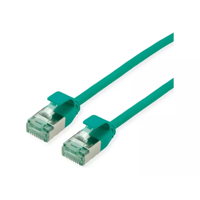 ROLINE RM U/FTP Patchkabel Cat.6A/Class EA Slim verde 1,5m - FTP 21.45.3334