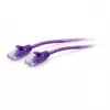 C2G Cavo patch Ethernet Cat6a Slim 0,3m U/UTP RJ-45 viola 28 AWG