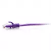 C2G Cavo patch Ethernet Cat6a Slim 0,3m U/UTP RJ-45 viola 28 AWG