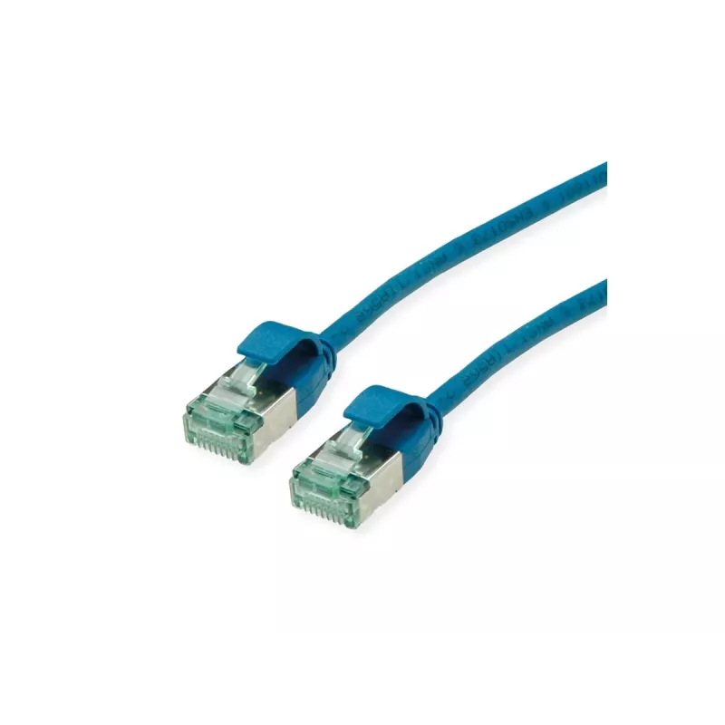 ROLINE RM U/FTP Patchkabel Cat.6A/Class EA SLIM blu 0,15m - FTP (21.45.3340)