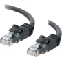 Cables2Go Cavo patch Ethernet Cat6 UTP 0,5m, nero, snagless, guaina in PVC 83405